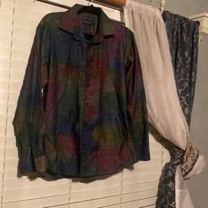 Multi colored Jared Lang button down shirt